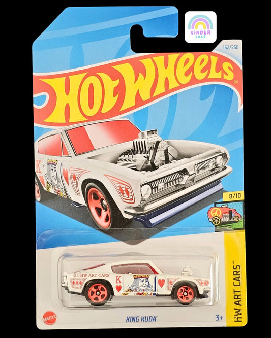 Hot Wheels King Kuda - The King Card Car (J Case) - Kinder Logs