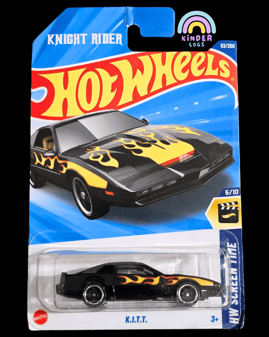 Hot Wheels K.I.T.T Knight Rider Car (Imported) - Kinder Logs