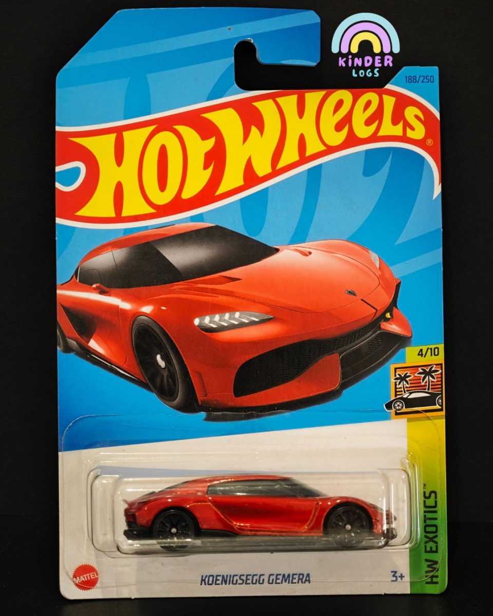 Hot Wheels Koenigsegg Gemera (Red) - Kinder Logs