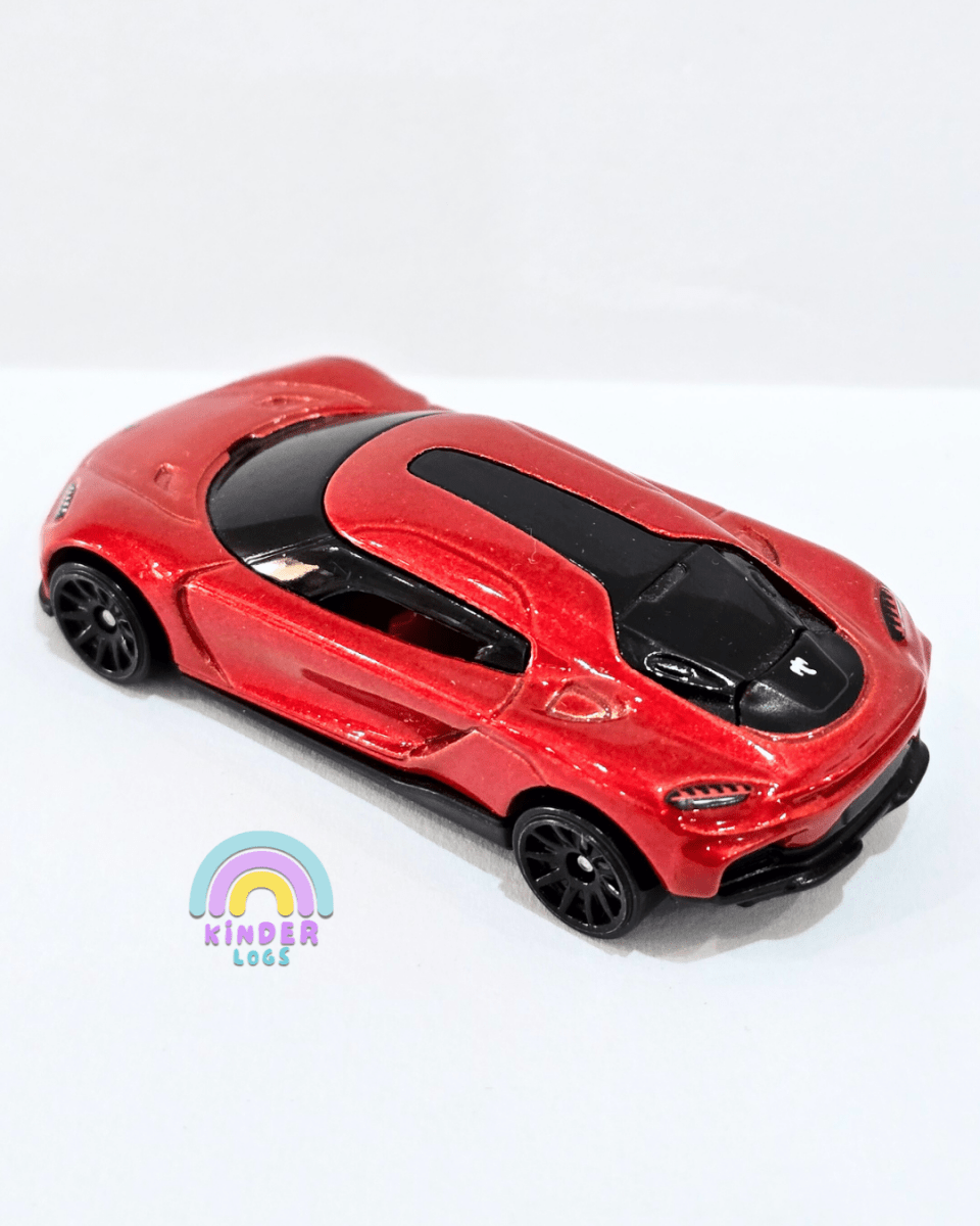 Hot Wheels Koenigsegg Gemera - Red (Uncarded) - Kinder Logs