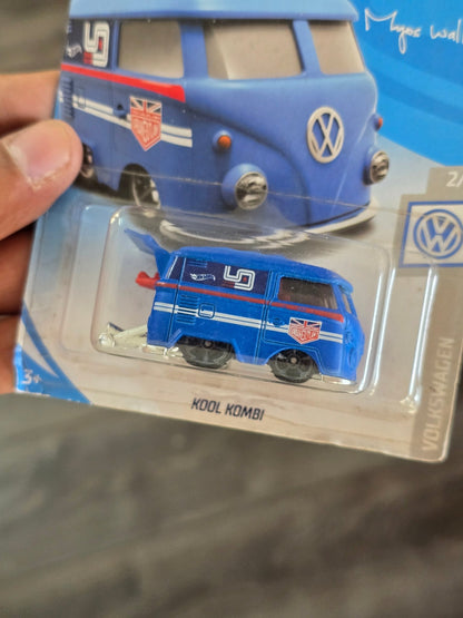 Hot Wheels Kool Kombi Urban Outlaw - Blue (2019 Card) - Kinder Logs