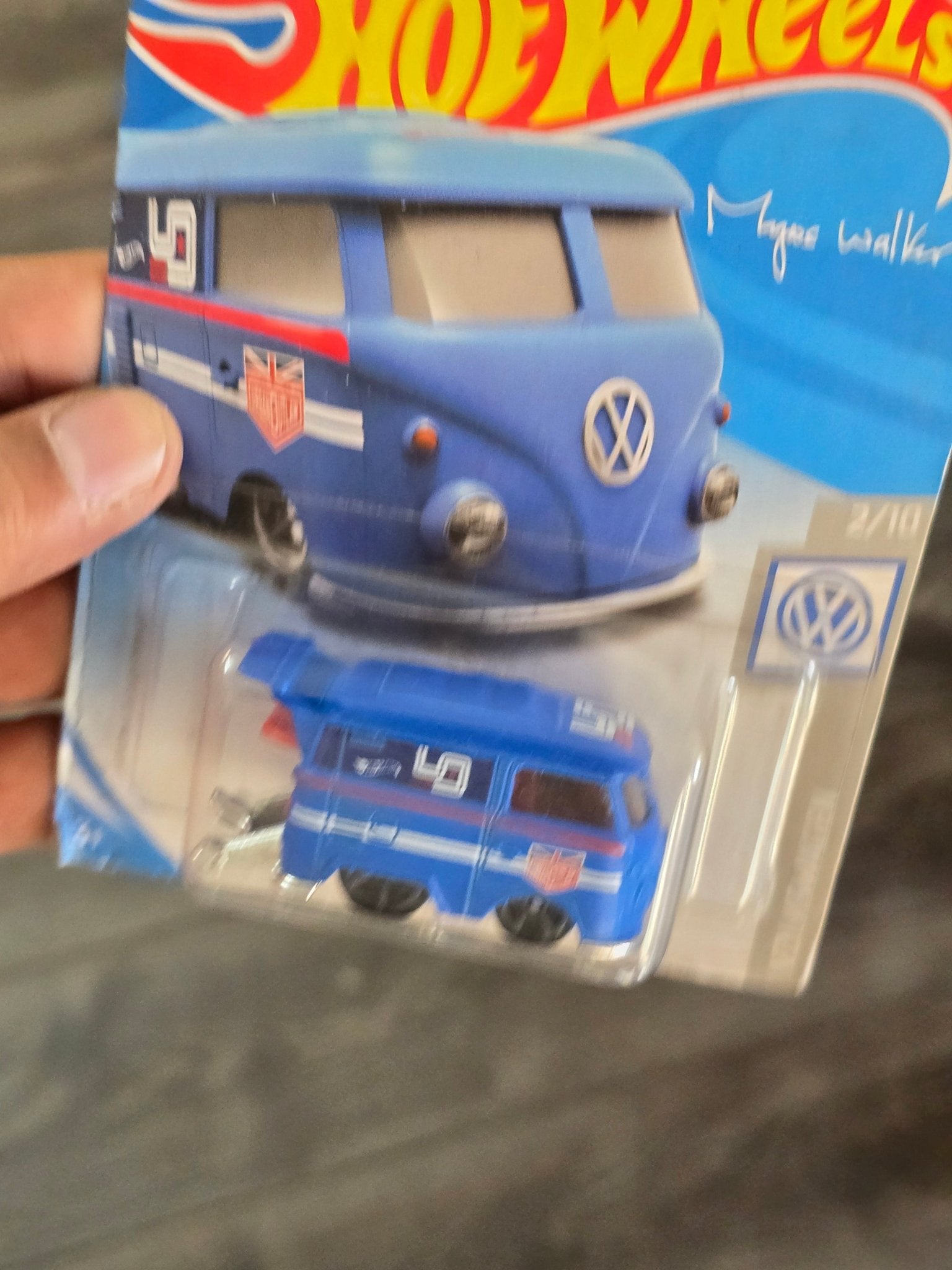 Hot Wheels Kool Kombi Urban Outlaw - Blue (2019 Card) - Kinder Logs