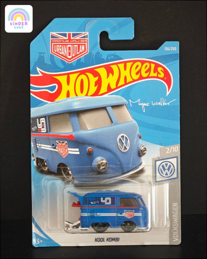 Hot Wheels Kool Kombi Urban Outlaw (Blue Colour) - Kinder Logs