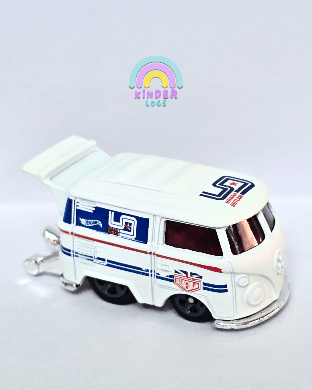 Hot Wheels Kool Kombi Urban Outlaw - White (Uncarded - New) - Kinder Logs