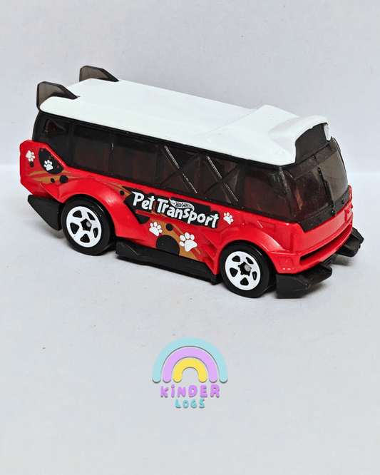 Hot Wheels Kowloon'D Hypervan - Red (Uncarded - New) - Kinder Logs