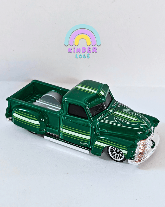 Hot Wheels La Troca - Green (Uncarded - New) - Kinder Logs