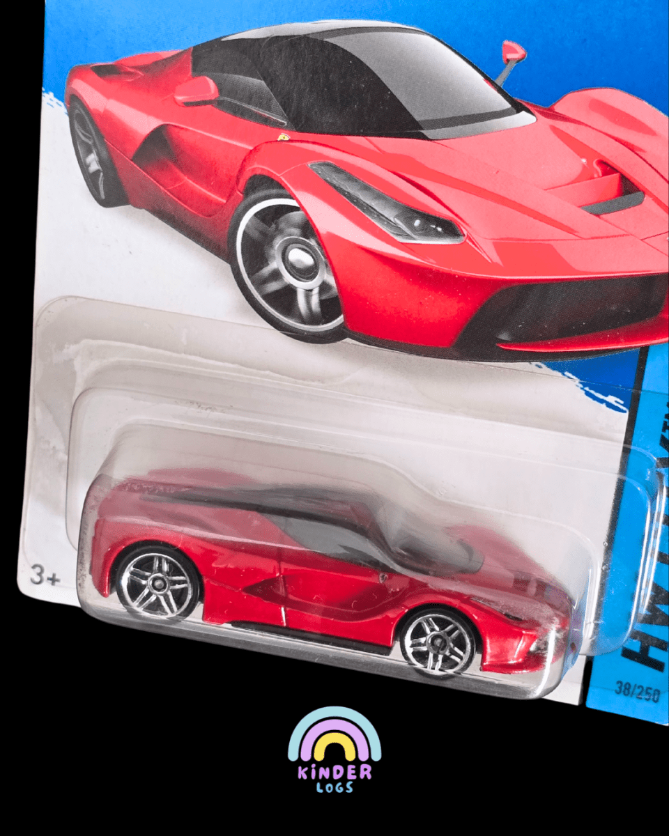 Hot Wheels LaFerrari - Red Color (Imported) - Kinder Logs