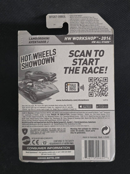 Hot Wheels Lamborghini Aventador J - Blue (Imported) - Kinder Logs
