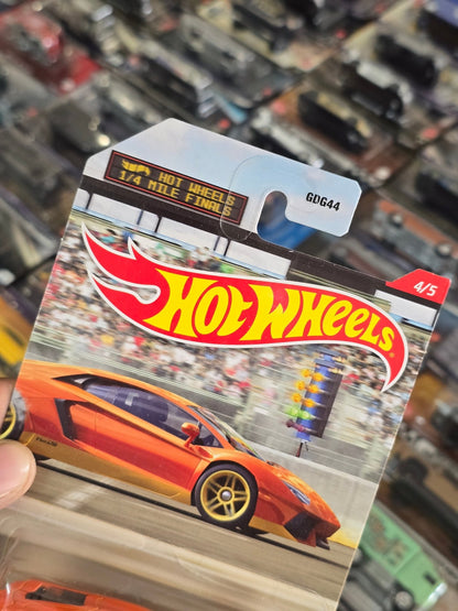 Hot Wheels Lamborghini Aventador Miura Homage - 1/4 Mile Finals (Imported) - Kinder Logs