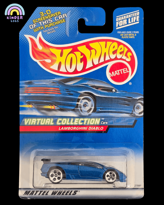 Hot Wheels Lamborghini Diablo - Virtual Collection Cars - Kinder Logs