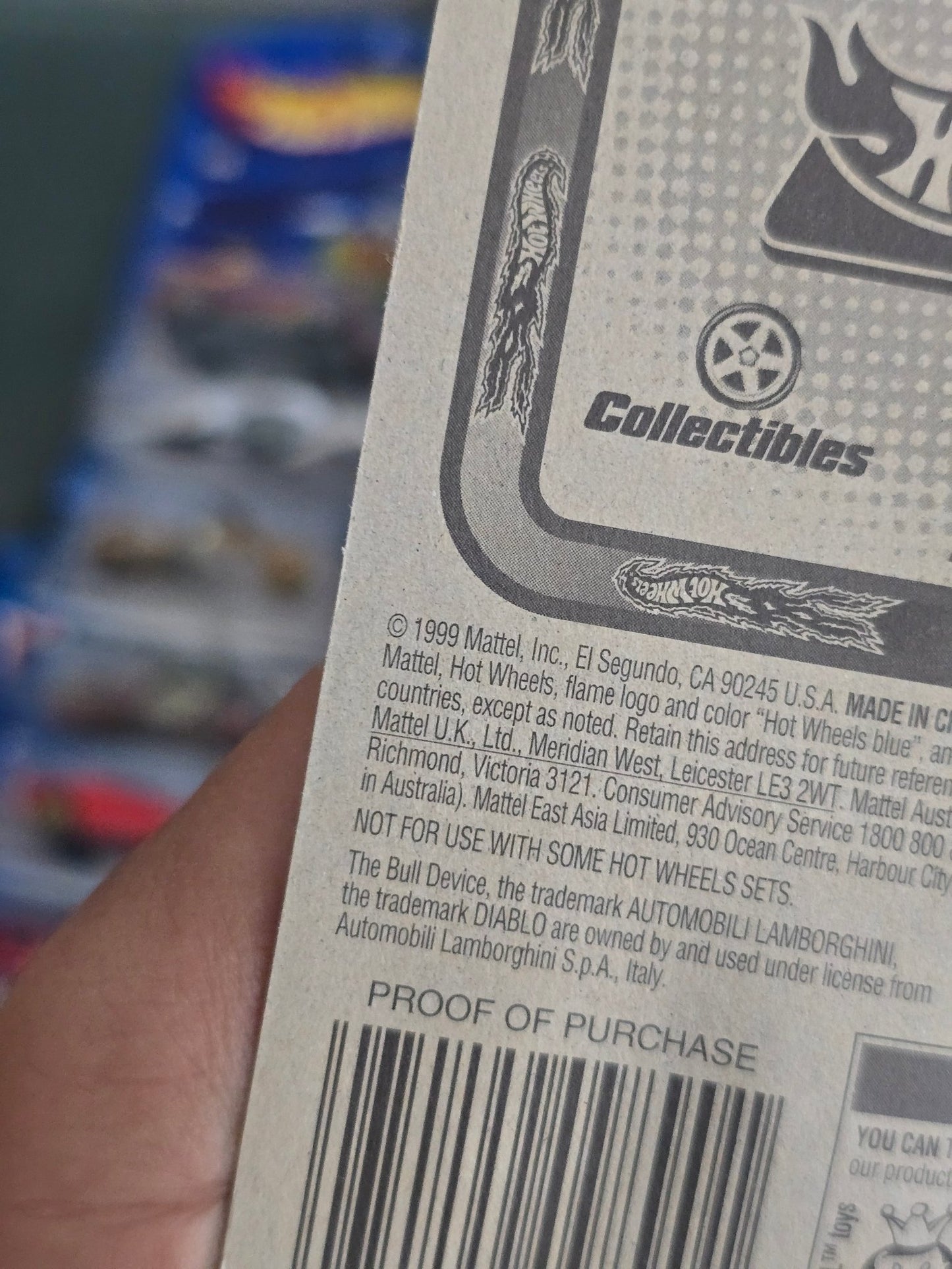 Hot Wheels Lamborghini Diablo - Virtual Collection Cars - Kinder Logs