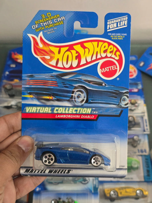 Hot Wheels Lamborghini Diablo - Virtual Collection Cars - Kinder Logs