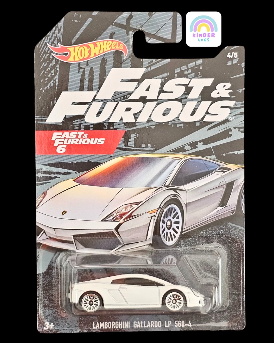 Hot Wheels Lamborghini Gallardo LP 560 - 4 - Fast And Furious 6 - Kinder Logs