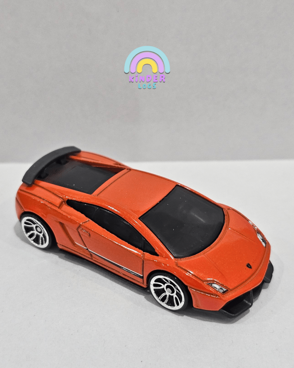 Hot Wheels Lamborghini Gallardo LP 570 - 4 Superleggera - Orange (Uncarded) - Kinder Logs