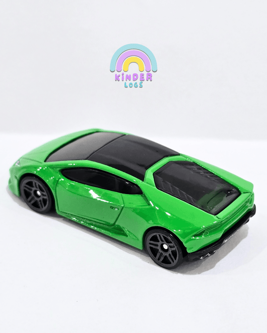 Hot Wheels Lamborghini Huracan LP 610 - 4 - Green (Uncarded) - Kinder Logs