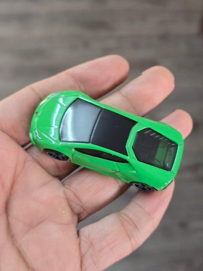 Hot Wheels Lamborghini Huracan LP 610 - 4 - Green (Uncarded - New) - Kinder Logs