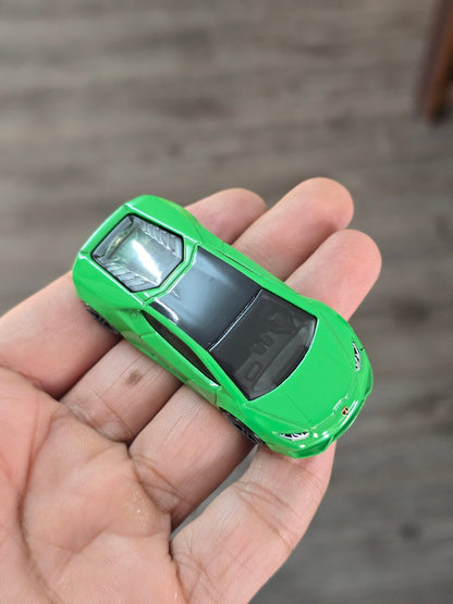 Hot Wheels Lamborghini Huracan LP 610 - 4 - Green (Uncarded - New) - Kinder Logs