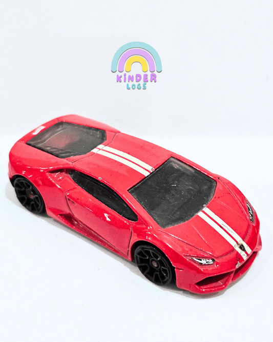 Hot Wheels Lamborghini Huracan LP 610 - 4 - Red (Used Car) - Kinder Logs