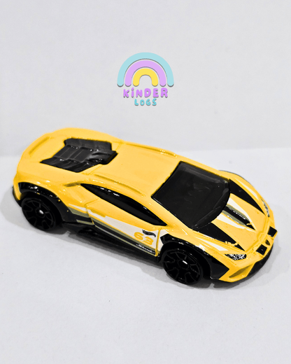 Hot Wheels Lamborghini Huracan Sterrato - Yellow (Uncarded - New) - Kinder Logs