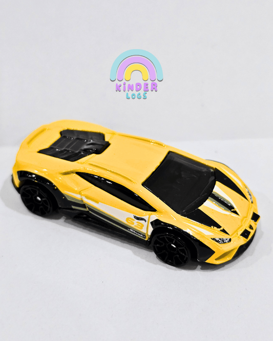 Hot Wheels Lamborghini Huracan Sterrato - Yellow (Uncarded - New) - Kinder Logs