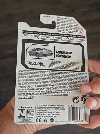 Hot Wheels Lamborghini Murciélago - Orange (Imported) - Kinder Logs
