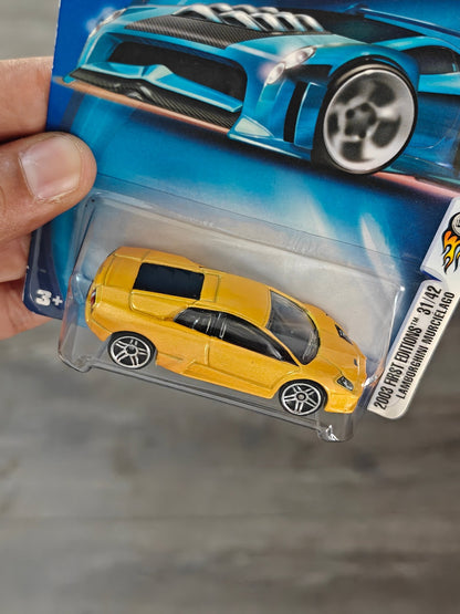 Hot Wheels Lamborghini Murcielago - Yellow (Imported) - Kinder Logs
