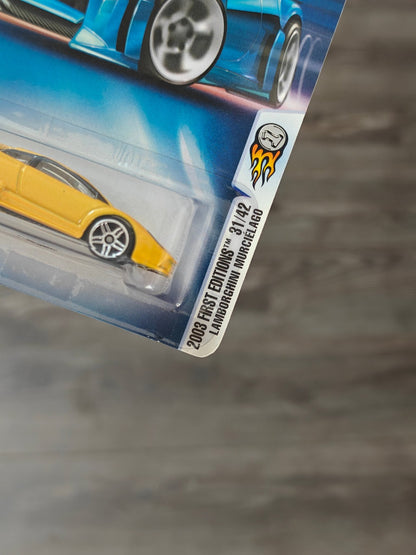 Hot Wheels Lamborghini Murcielago - Yellow (Imported) - Kinder Logs