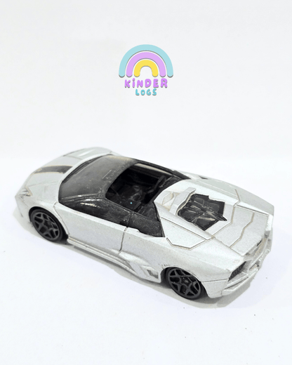 Hot Wheels Lamborghini Reventon Roadster - Silver (Used Car) - Kinder Logs