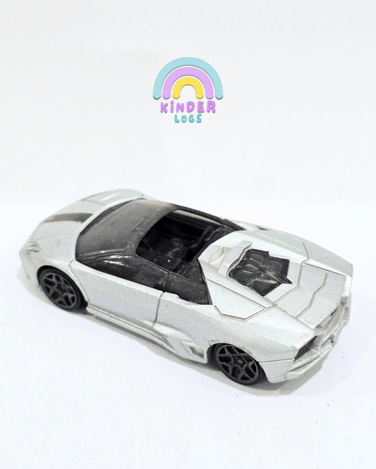 Hot Wheels Lamborghini Reventon Roadster - Silver (Used Car) - Kinder Logs