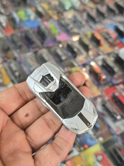 Hot Wheels Lamborghini Reventon Roadster - Silver (Used Car) - Kinder Logs