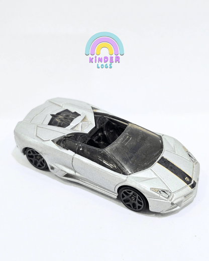 Hot Wheels Lamborghini Reventon Roadster - Silver (Used Car) - Kinder Logs