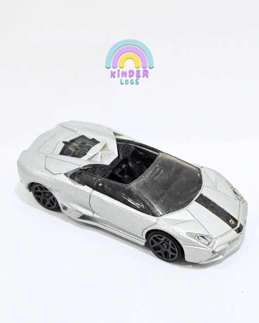 Hot Wheels Lamborghini Reventon Roadster - Silver (Used Car) - Kinder Logs