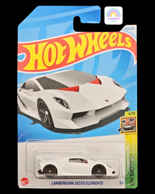 Hot Wheels Lamborghini Sesto Elemento (K Case) - Kinder Logs