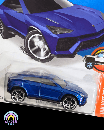 Hot Wheels Lamborghini Urus - Blue (Imported) - Kinder Logs