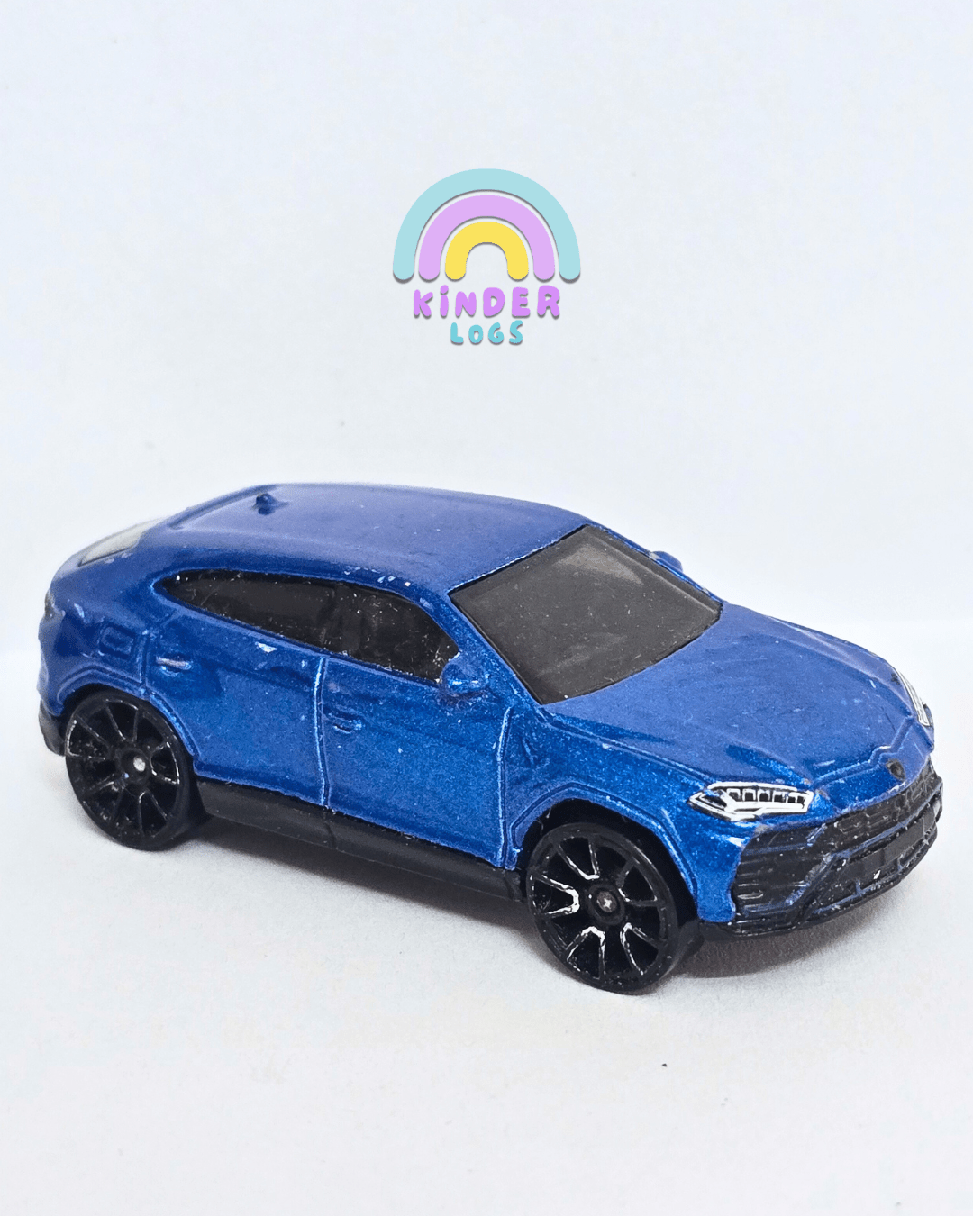 Hot Wheels Lamborghini Urus - Blue (Pre - Owned Car) - Kinder Logs