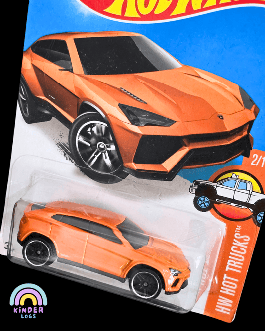 Hot Wheels Lamborghini Urus - Orange (Imported) - Kinder Logs