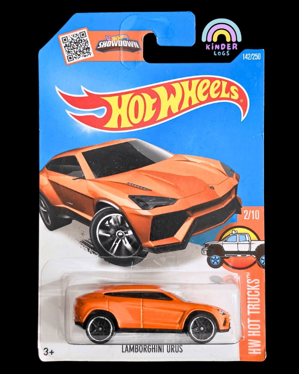 Hot Wheels Lamborghini Urus - Orange (Imported) - Kinder Logs