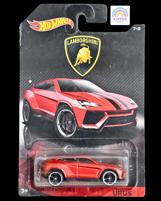 Hot Wheels Lamborghini URUS - Red Color - Kinder Logs