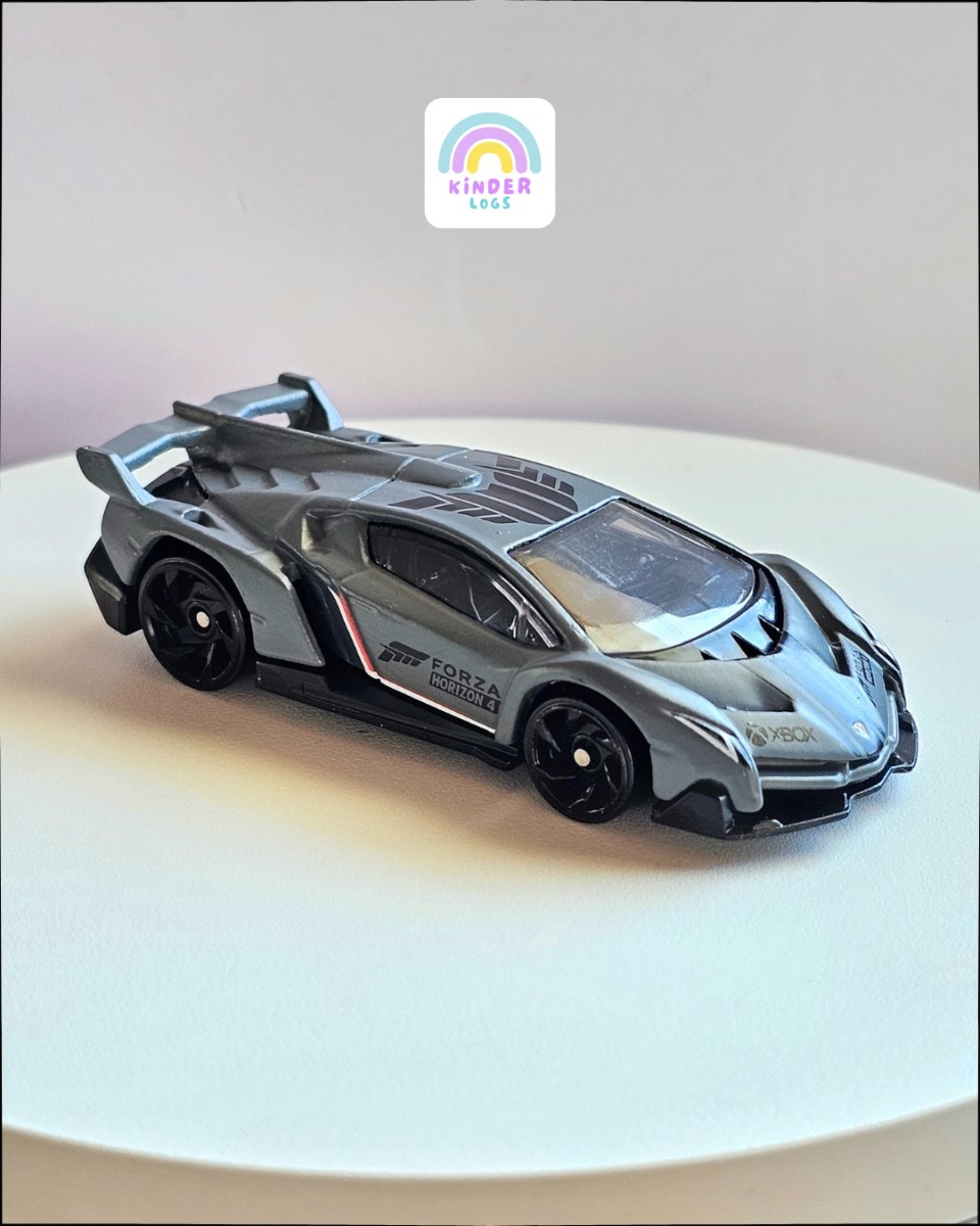 Hot Wheels Lamborghini Veneno - Forza Horizon 4 (Uncarded) - Kinder Logs