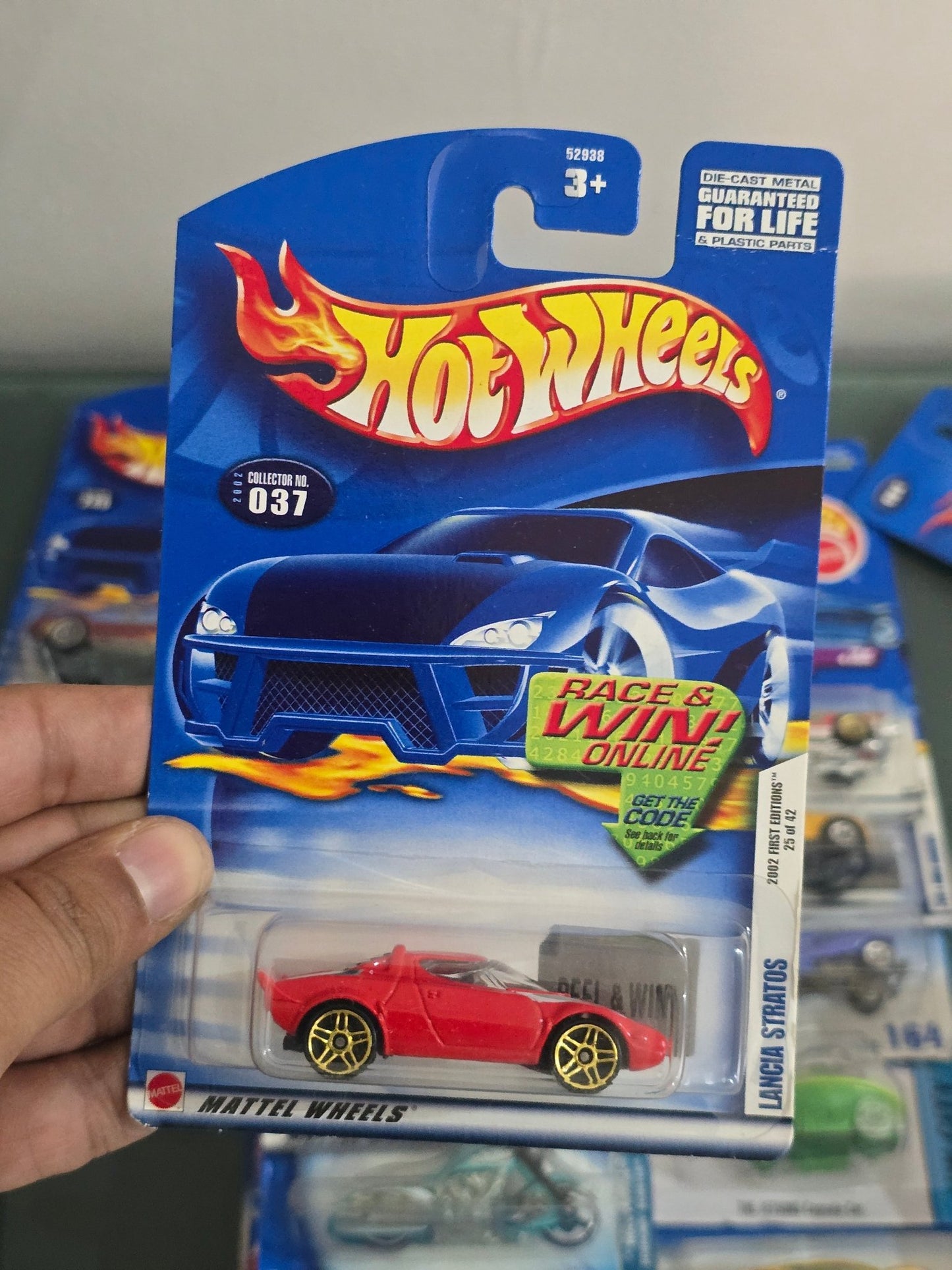 Hot Wheels Lancia Stratos - Collector No. 037 - Kinder Logs