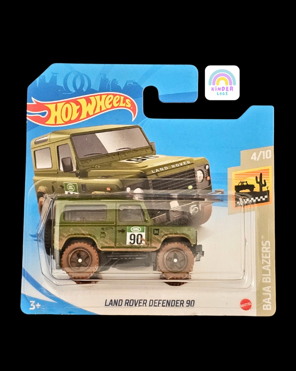 Hot Wheels Land Rover Defender 90 - Short Card - Kinder Logs