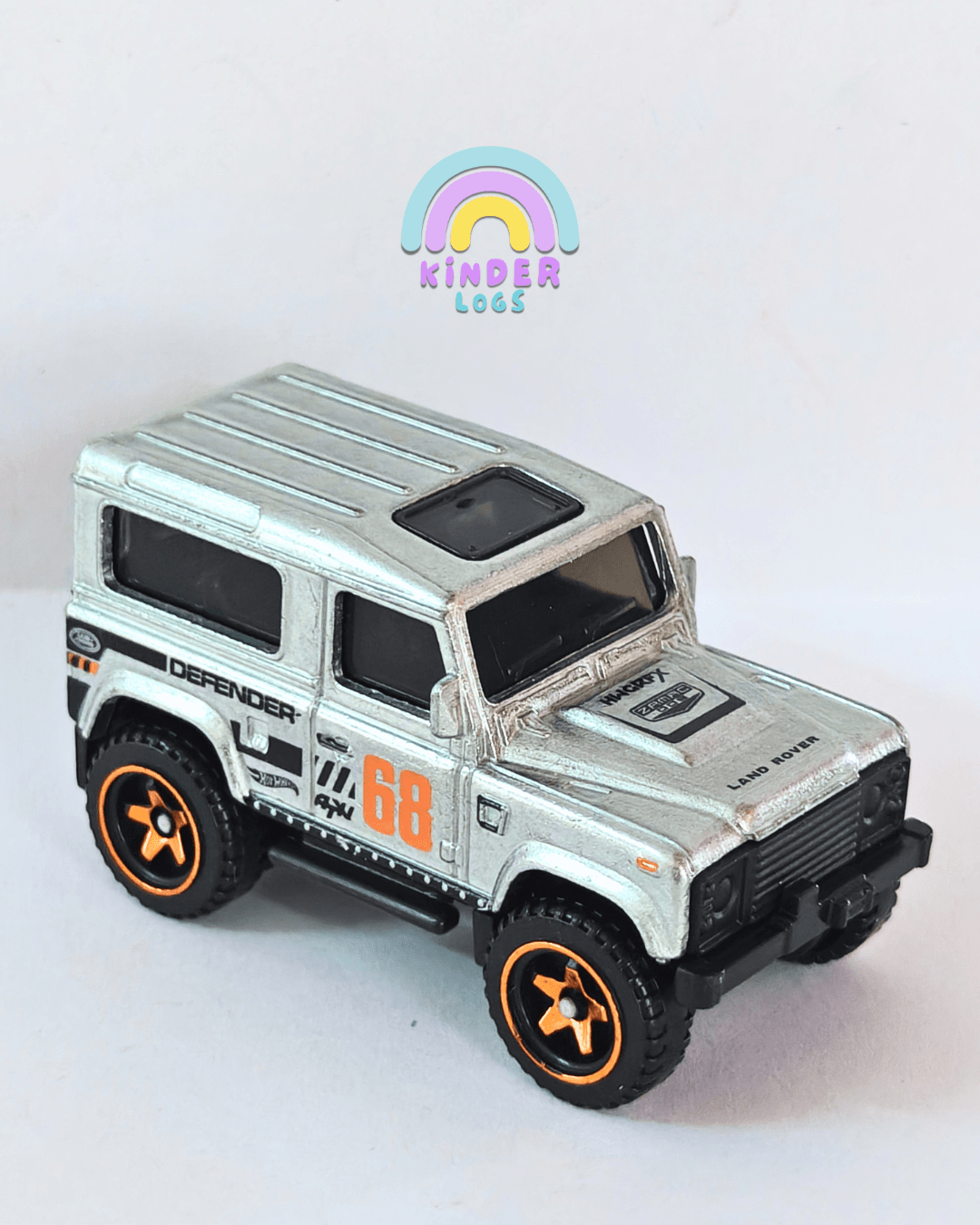 Hot Wheels Land Rover Defender 90 ZAMAC Edition (Uncarded - New) - Kinder Logs