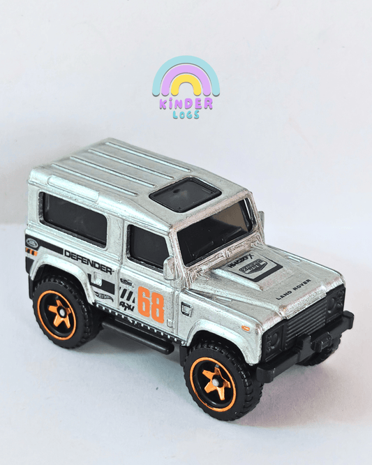 Hot Wheels Land Rover Defender 90 ZAMAC Edition (Uncarded - New) - Kinder Logs