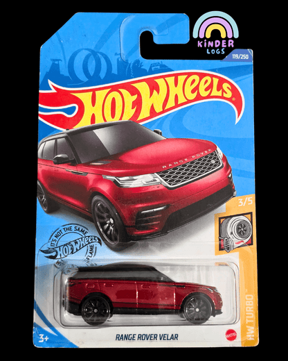 Hot Wheels Land Rover Range Rover Velar (Red) - Kinder Logs