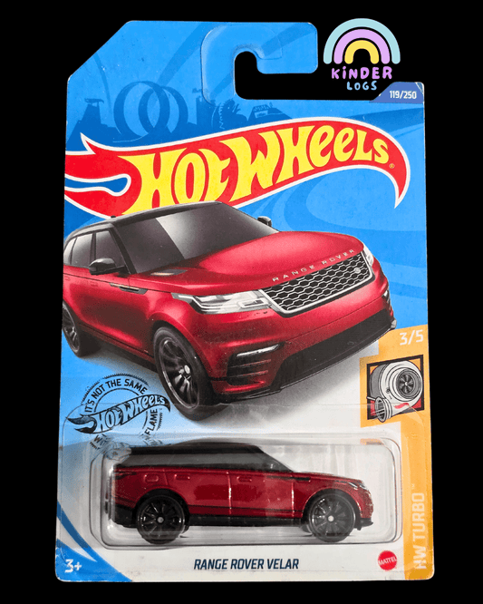 Hot Wheels Land Rover Range Rover Velar (Red) - Kinder Logs