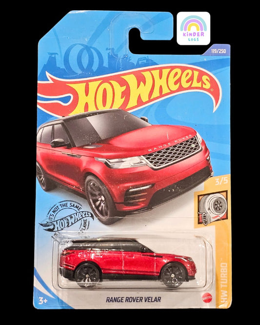 Hot Wheels Land Rover Range Rover Velar (Red) - Kinder Logs