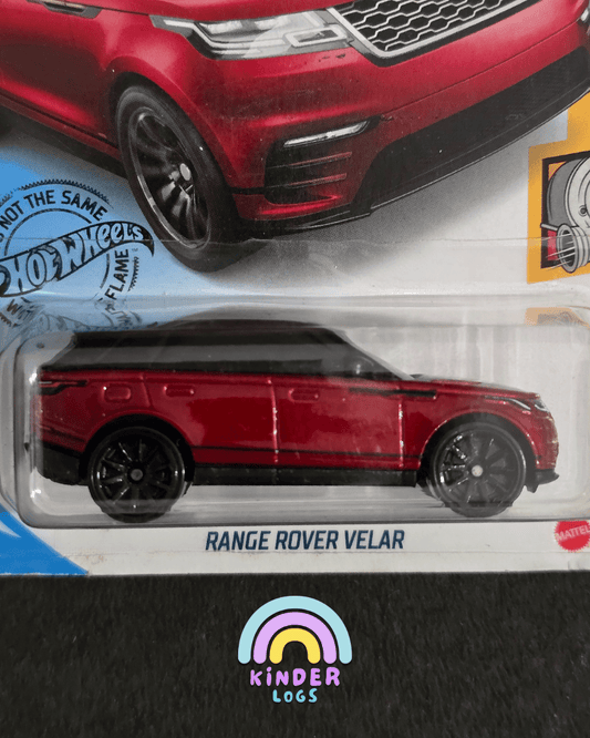 Hot Wheels Land Rover Range Rover Velar (Red) - Kinder Logs