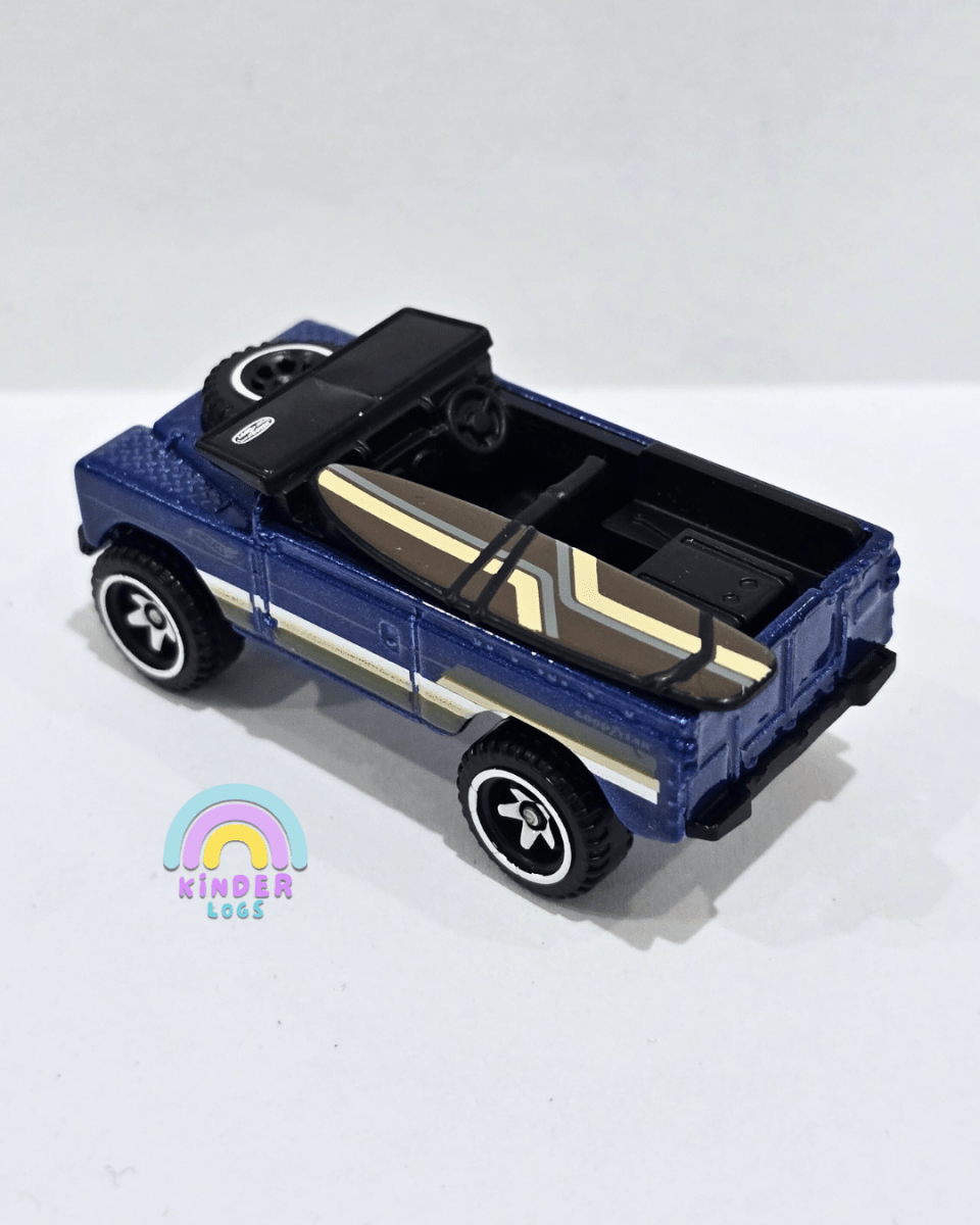 Hot Wheels Land Rover Series II - Blue (Uncarded) - Kinder Logs