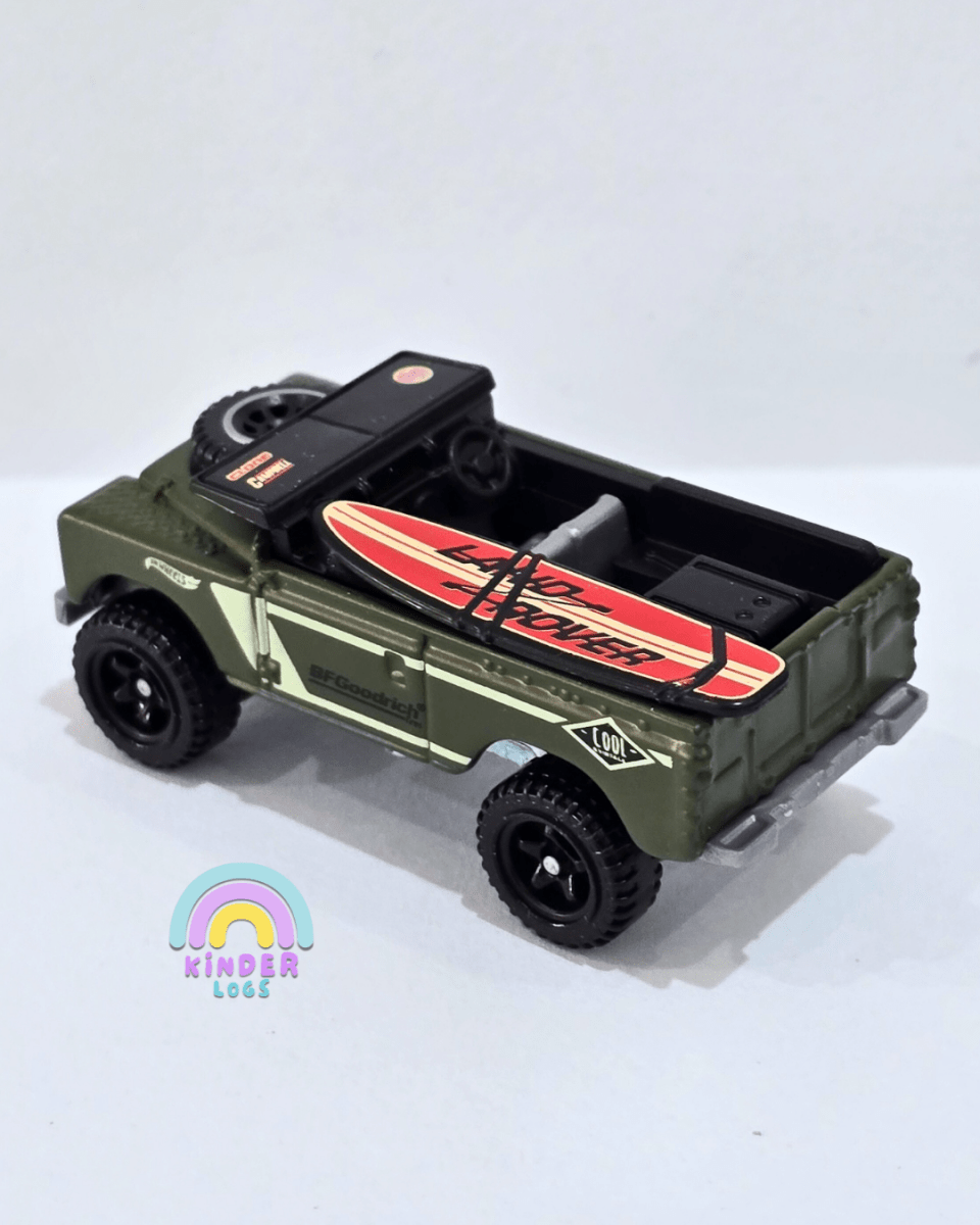 Hot Wheels Land Rover Series II - Green (Uncarded) - Kinder Logs