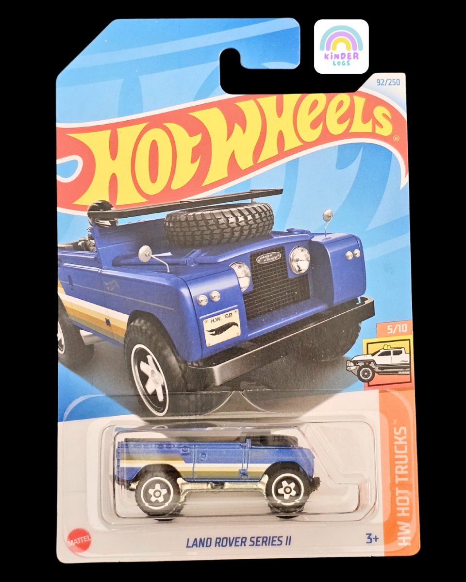 Hot Wheels Land Rover Series II (K Case) - Kinder Logs